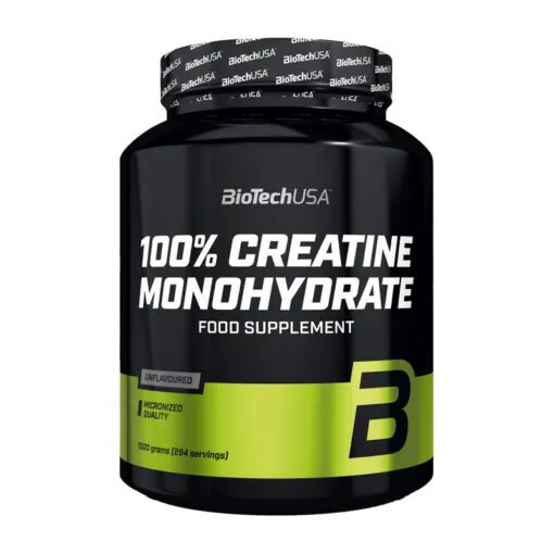 Креатин Biotech 100% Creatine Monohydrate без смаку, банка 1 кг