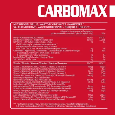 Гейнер Activlab Carbomax апельсин, 1 кг