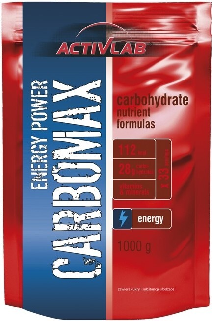Предтренировочный комплекс Activlab Carbomax energy power sicilian lemon, 1 кг