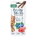 Лакомство для кошек Lora Fruity Sticks жевательные с ягненком и черникой, 3 палочки по 5 г