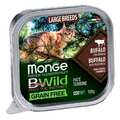 Паштет Monge BWild Grain Free Large Breeds для котят и взрослых кошек больших пород буйвол, 100 г