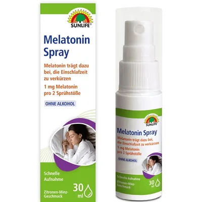Вітаміни Sunlife Melatonin спрей по 30 мл у флак.