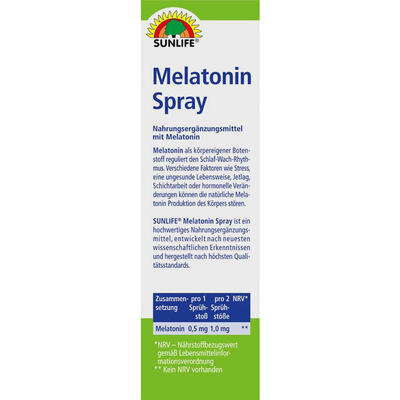 Витамины Sunlife Melatonin спрей по 30 мл во флак.
