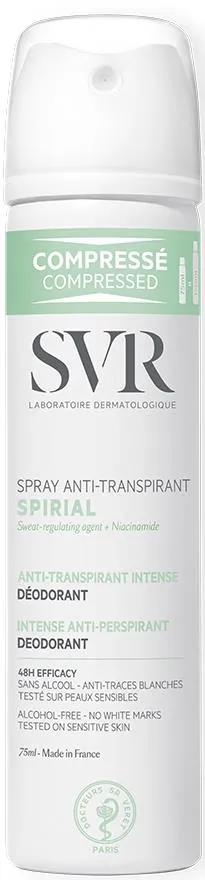 Дезодорант-антиперспірант спрей SVR Spirial 48h, 75 мл