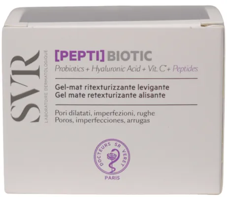 Гель для обличчя SVR Biotic Pepti розгладжувальний з матуючим ефектом, 50 мл