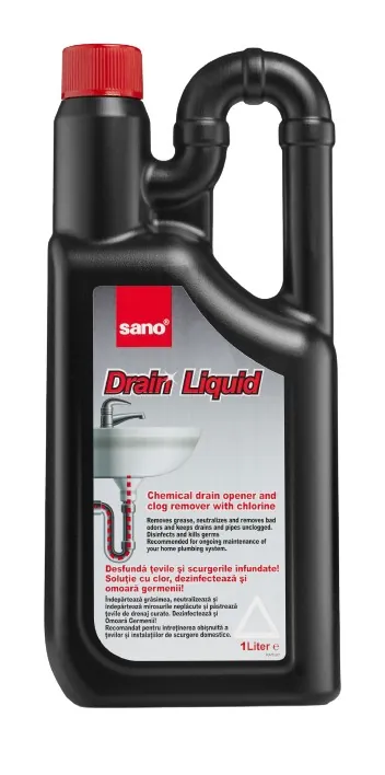Засіб Sano для прочищення водостоку, 1 л