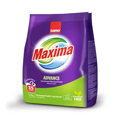 Порошок пральний Sano Maxima Advance, 1,25 кг