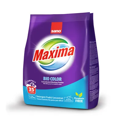 Порошок пральний Sano Maxima Bio Color, 1,25 кг