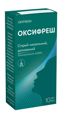 Оксифреш спрей наз. 0.5 мг/мл по 10 мл у конт. поліет.