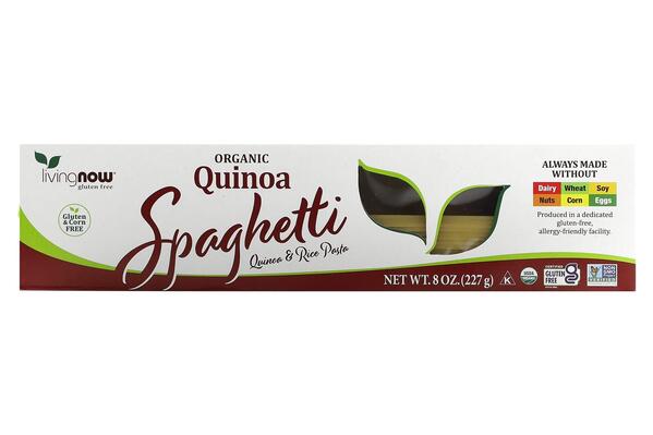 Спагетти с киноа Living NOW Quinoa Spaghetti органик, 227 г