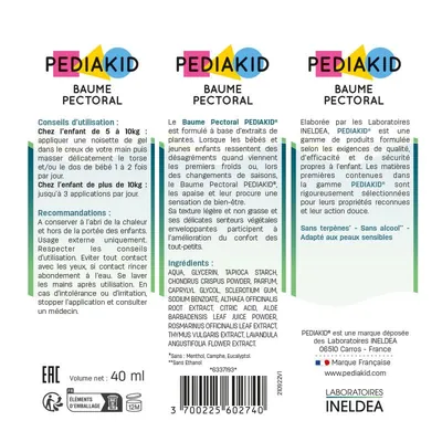 Педіакід PEDIAKID Baume Pectoral бальзам проти застуди для дітей від 5 кг, 40 мл