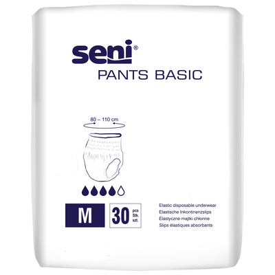 Трусы впитывающие для взрослых Seni Pants Basic Medium, 30 штук