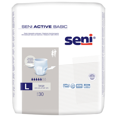 Трусы впитывающие для взрослых Seni Active Basic Large, 30 штук