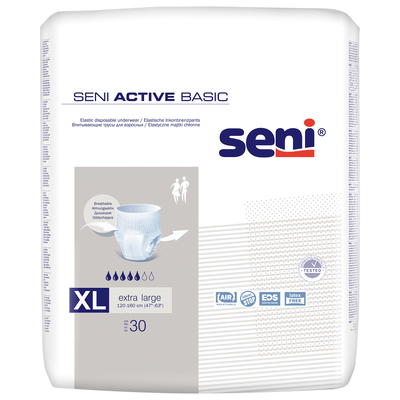 Трусы впитывающие для взрослых Seni Active Basic Extra Large, 30 штук