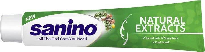 Зубная паста Sanino Natural extracts, 90 мл
