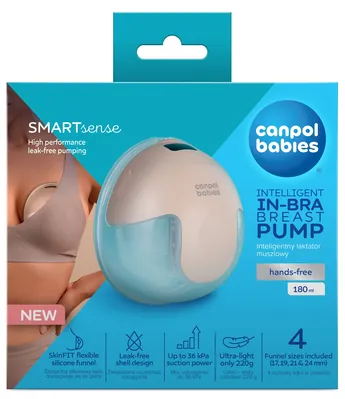 Молоковідсмоктувач Canpol babies 20/115 SmartSense бездротовий електричний