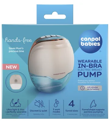 Молоковідсмоктувач Canpol babies 20/100 Hands-Free (Вільні руки) бездротовий електричний