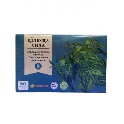 Фіточай Цілюща Сила Tabula Vita листя кропиви дводомної по 1,5 г №20 у філ.-пак.