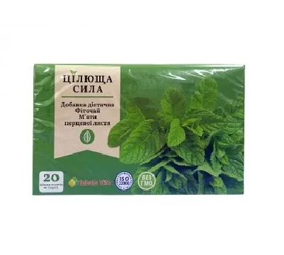 Фіточай Цілюща Сила Tabula Vita листя м'яти перцевої по 1,5 г №20 у філ.-пак.