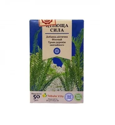 Фіточай Цілюща Сила Tabula Vita трава деревію звичайного, 50 г