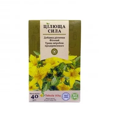 Фіточай Цілюща Сила Tabula Vita трава звіробою, 40 г