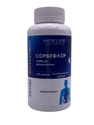 Сорбефлор New Life таблетки №180
