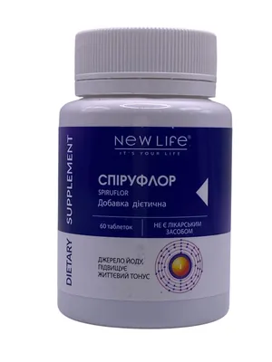 Спіруфлор New Life таблетки №60