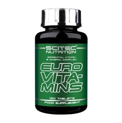 Витаминно-минеральный комплекс Scitec Nutrition Euro Vita-Mins, 120 таблеток