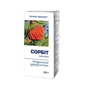 Сорбіт харчовий пор. по 250 г у карт. упак.