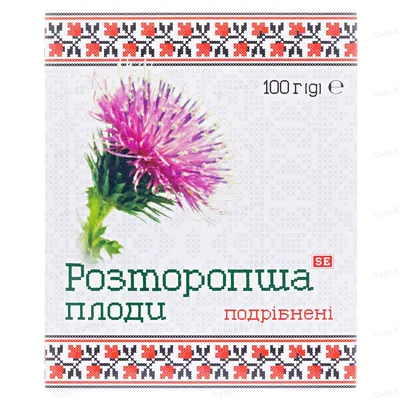 Шрот розторопші по 100 г в карт. упак.