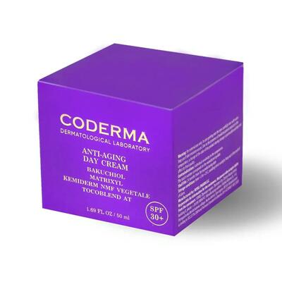 Крем для лица Coderma Dermatological Laboratory Антивековой дневной SPF 30+, 50 мл
