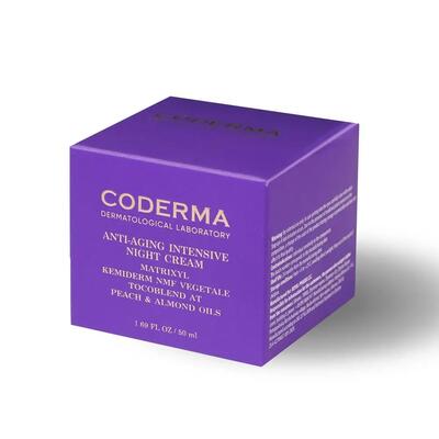 Крем для лица Coderma Dermatological Laboratory интенсивный антивозрастный ночной, 50 мл