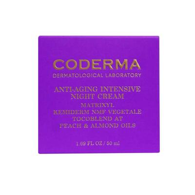Крем для лица Coderma Dermatological Laboratory интенсивный антивозрастный ночной, 50 мл