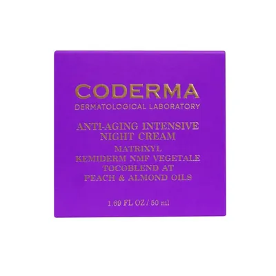 Крем для обличчя Coderma Dermatological Laboratory інтенсивний антивіковий нічний, 50 мл