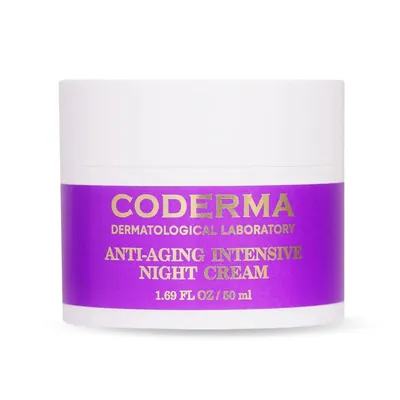 Крем для обличчя Coderma Dermatological Laboratory інтенсивний антивіковий нічний, 50 мл