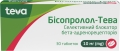 Бисопролол-Тева таблетки по 10 мг №30 (10х3)