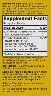 Пробіотик Nature's Way Primadophilus Reuteri Probiotic 5 billion, 30 капсул