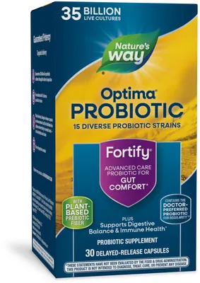 Пробіотик Nature's Way Optima Probiotic Fortify 35 Billion, 30 капсул з відстроченим вивільненням