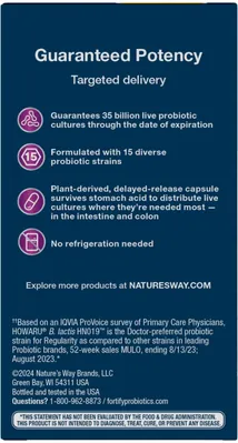 Пробіотик Nature's Way Optima Probiotic Fortify 35 Billion, 30 капсул з відстроченим вивільненням