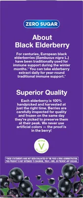 Сироп чорна бузина Nature's Way Sambucus Traditional Elderberry Immune Syrup без цукру, 120 мл