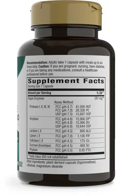 Ферменти для травлення Nature's Way CompleteGest, 180 капсул