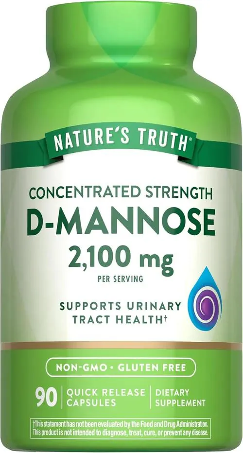 D-манноза Nature's Truth D-Mannose, 90 капсул швидкого вивільнення
