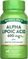 Альфа-ліпоєва кислота Nature's Truth Alpha Lipoic Acid, 60 капсул швидкого вивільнення