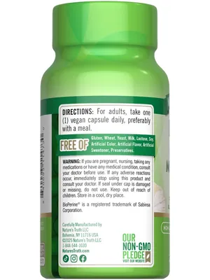 Їжовик гребінчастий Nature's Truth Lion's Mane Mushroom plus Bioperine, 50 капсул
