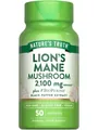 Їжовик гребінчастий Nature's Truth Lion's Mane Mushroom plus Bioperine, 50 капсул