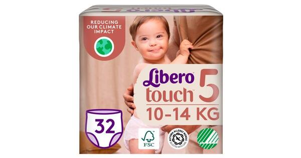 Подгузники Libero Touch размер 5, 10-14 кг, 32 шт