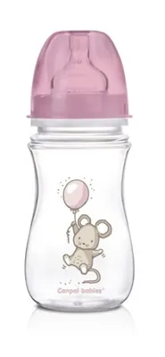 Пляшечка антиколікова Canpol Babies EasyStart Little Cutie 35/219 з широким отвором, 240 мл