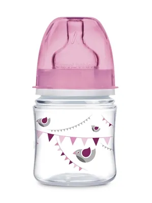 Пляшечка антиколікова Canpol Babies EasyStart PP Let`s celebrate 35/228_pin з широким отвором,120 мл