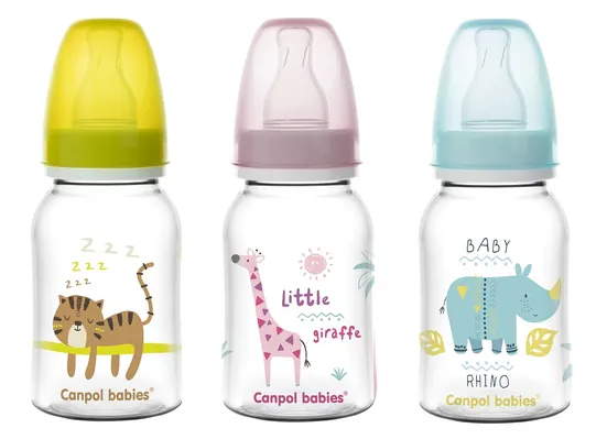 Пляшечка Canpol Babies 59/100 PP з малюнком, 120 мл