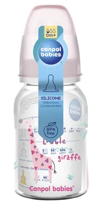 Пляшечка Canpol Babies 59/100 PP з малюнком, 120 мл